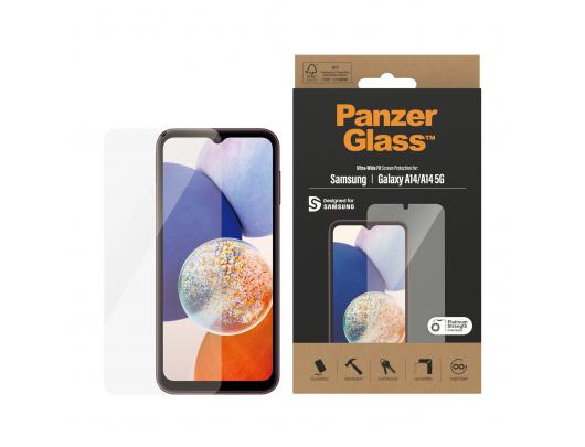 Ekrano apsauga PanzerGlass Samsung Galaxy A14 5G Silikonas grūdintas stiklas polietileno tereftalatas (PET) Skaidrus