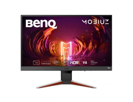 Monitorius Benq Gaming Monitor EX240N 23.8", VA, FHD, 1920x1080, 16:9, 4 ms, 250 cd/m², Black, 165 Hz, HDMI ports quantity 1