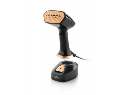 Rankinis drabužių garintuvas ETA Steamer ETA327090000 Stephany  Handheld,  1400 W, 0.32 L, 25 g/min, Black/Gold