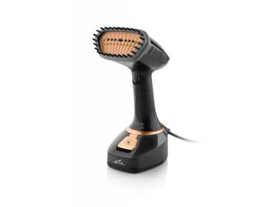 Rankinis drabužių garintuvas ETA Steamer ETA327090000 Stephany  Handheld,  1400 W, 0.32 L, 25 g/min, Black/Gold