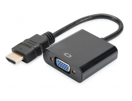 Adapteris Digitus HDMI to VGA converter adapter 	DA-70461 Black