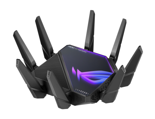 Maršrutizatorius Asus Wifi 6 802.11ax Quad-band Gigabit Gaming Router ROG GT-AXE16000 Rapture 802.11ax, 1148+4804+4804+48004 Mbit/s, 10/100/1000 Mbit/