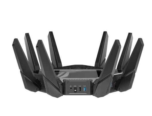 Maršrutizatorius Asus Wifi 6 802.11ax Quad-band Gigabit Gaming Router ROG GT-AXE16000 Rapture 802.11ax, 1148+4804+4804+48004 Mbit/s, 10/100/1000 Mbit/