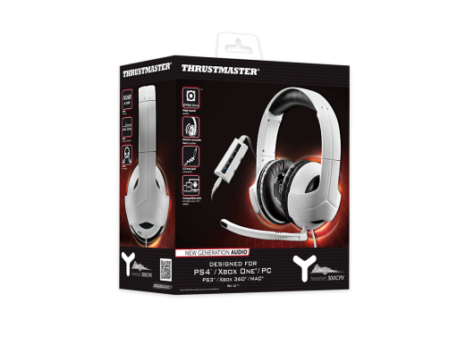 Ausinės Thrustmaster Gaming Headset Y-300CPX Built-in microphone, White, Wired
