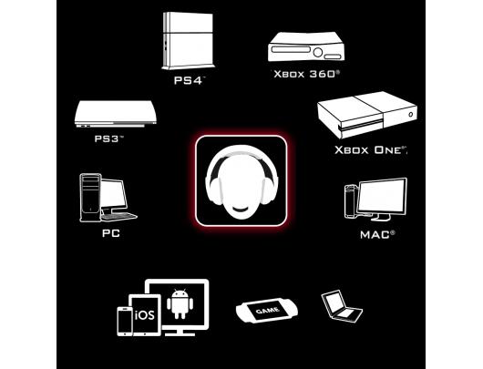 Ausinės Thrustmaster Gaming Headset Y-300CPX Built-in microphone, White, Wired