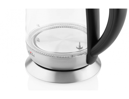 Virdulys Gallet Kettle GALBOU792 Electric, 2200 W, 1.8 L, Glass, 360° rotational base, Black