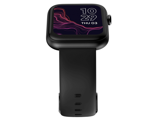 Išmanusis laikrodis TicWatch GTH2 1.72", Smart watch, TFT, Touchscreen, Heart rate monitor, Activity monitoring 24/7, Waterproof, Bluetooth, Black