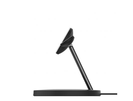 Belaidis įkroviklis Belkin Pro MagSafe 3in1 Wireless Charging Stand + AC Power Adapter BOOST CHARGE Black, 15 W