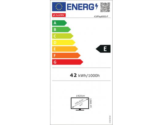 Televizorius Allview 43iPlay6000-F 43" (109cm) Full HD Smart