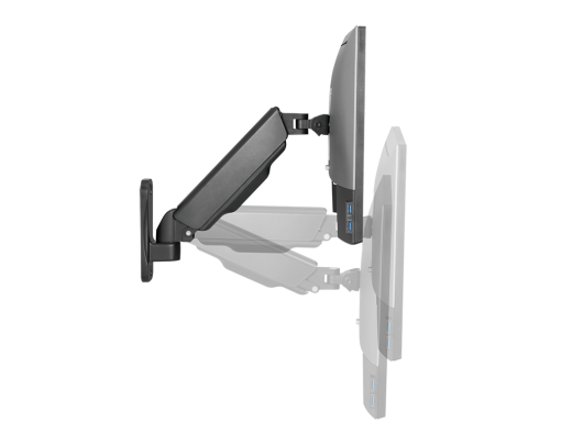 Televizoriaus laikiklis Logilink Wall mount Tilt, swivel, rotate 17-32" Maximum weight (capacity) 9 kg Black
