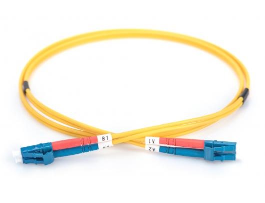 Tinklo kabelis Digitus LC vienmodis 5 m geltonas