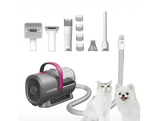 Kailio priežiūros komplektas PETKIT Air Clipper Pet Grooming Vacuum Kit 5in1 LM4 Grey/White