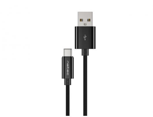 Kabelis Natec Cable Prati USB-A to USB-C, 1 m