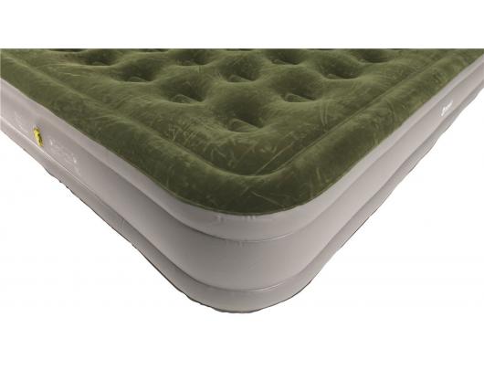 Pripučiamas čiužinys Outwell Excellent Single Sleeping Mat, Flock, 200 mm, Dark Leaf and Grey
