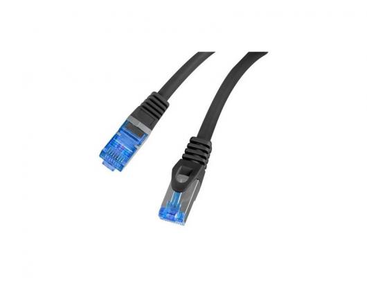 Tinklo kabelis Lanberg patch cable 25 cm juoda RAL 9004