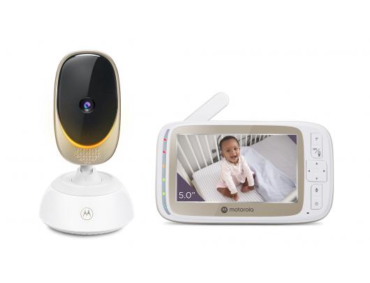 Vaizdo kūdikio monitorius Motorola VM85 CONNECT 5.0" Balta/Auksinė