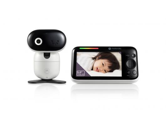 Wi-Fi HD Motorized Video Baby Monitor Motorola PIP1610 HD CONNECT 5.0" Balta/Juoda