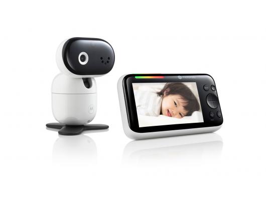 Wi-Fi HD Motorized Video Baby Monitor Motorola PIP1610 HD CONNECT 5.0" Balta/Juoda
