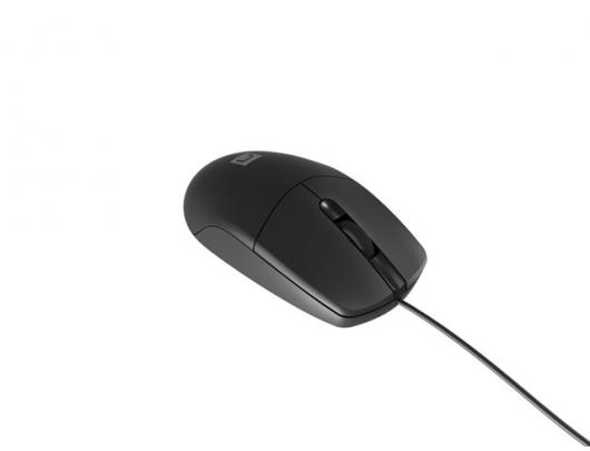 Pelė Natec Mouse Ruff Plus Wired, Black
