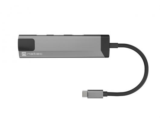 Tinklo adapteris Natec Docking station USB-C Grey