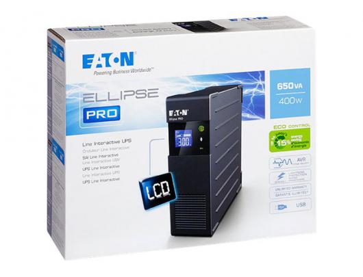 Nepertraukiamo maitinimo šaltinis UPS Eaton Ellipse PRO ELP1600DIN 1600 VA 1000 W