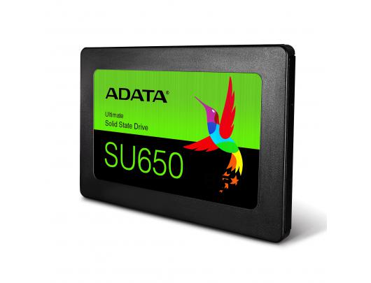 SSD diskas ADATA Ultimate SU650 1000GB, SSD form factor 2.5", SSD interface SATA 6Gb/s, Write speed 450 MB/s, Read speed 520 MB/s