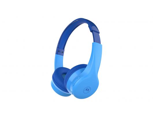Ausinės Motorola Kids Headphones Moto JR300 Built-in microphone Over-Ear Wireless Bluetooth Bluetooth Blue