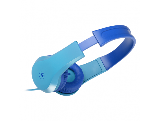 Ausinės Motorola Kids Wired Headphones Moto JR200 Built-in microphone Over-Ear 3.5 mm plug Blue