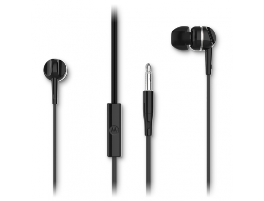 Ausinės Motorola Headphones Earbuds 105 Built-in microphone, In-ear, 3.5 mm plug, Black
