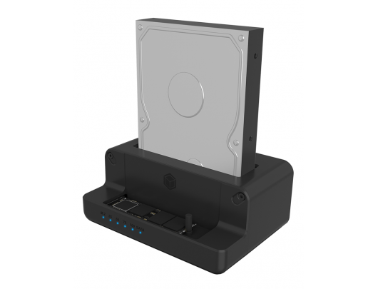 Dėklas Raidsonic Icy Box IB-2914MSCL-C31 Docking and cloning station skirta M.2 NVMe SSD & 2.5''/3.5'' SATA SSD/HDD