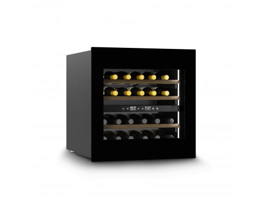 Vyno šaldytuvas Caso Wine Cooler WineDeluxe WD 24 Energy efficiency class F, Built-in, Bottles capacity 24, Black