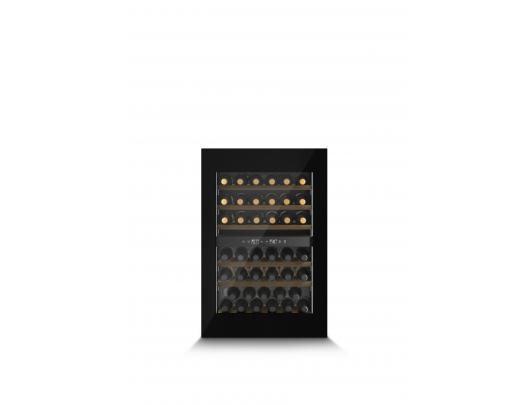 Vyno šaldytuvas Caso Wine Cooler WineDeluxe WD 41 Energy efficiency class F, Built-in, Bottles capacity 41, Black