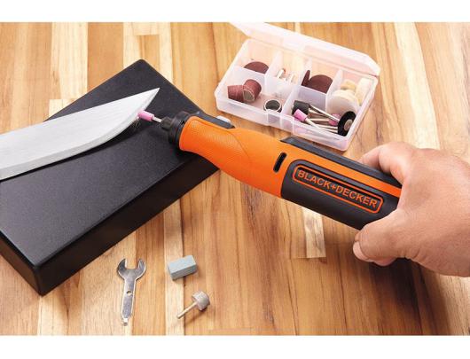 Rotacinis įrankis BLACK & DECKER BCRT8IK-XJ 8V su dėklu