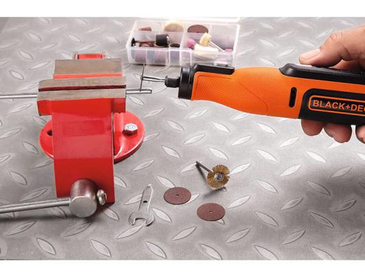 Rotacinis įrankis BLACK & DECKER BCRT8IK-XJ 8V su dėklu