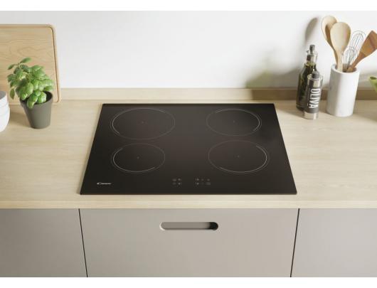 Indukcinė kaitlentė Candy Hob CI642CTT/E1 Induction, Number of burners/cooking zones 4, Touch, Timer, Black