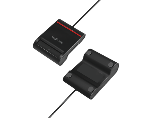 Kortelių skaitytuvas Logilink USB 2.0 card reader, skirta smart ID CR0047 Black