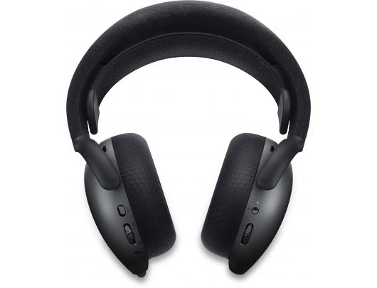 Ausinės Dell Alienware Dual Mode Wireless Gaming Headset AW720H Over-Ear, Built-in microphone, Dark Side of the Moon, Noise canceling, Wireless