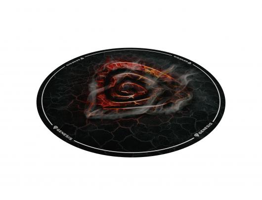 Apsauginis kilimas GENESIS Tellur 400 Round Lava Protective Floor Mat, 100cm, Black