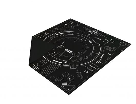 Apsauginis kilimas GENESIS Tellur 400 Square Hud Protective Floor Mat, 100cm, Black