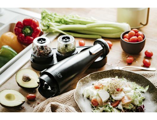 Druskos ir pipirų malūnėliai Adler Electric Salt and pepper grinder AD 4449b Grinder 7 W Housing material ABS plastic Lithium Mills with ceramic quer