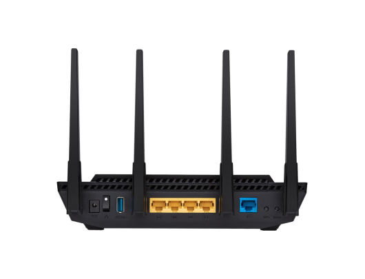Maršrutizatorius Asus Wireless Wifi 6 Dual Band Gigabit Router RT-AX58U 802.11ax, 2402+574 Mbit/s, 10/100/1000 Mbit/s, Ethernet LAN (RJ-45) ports 4, A