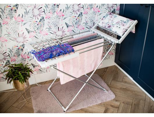 Sulankstoma elektrinė drabužių džiovyklė Adler AD 7821 Sidabrinė/Balta