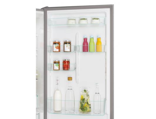 Šaldytuvas Candy Refrigerator CCE7T620EX Energy efficiency class E, Free standing, Combi, Height 200 cm, No Frost system, Fridge net capacity 258 L, F