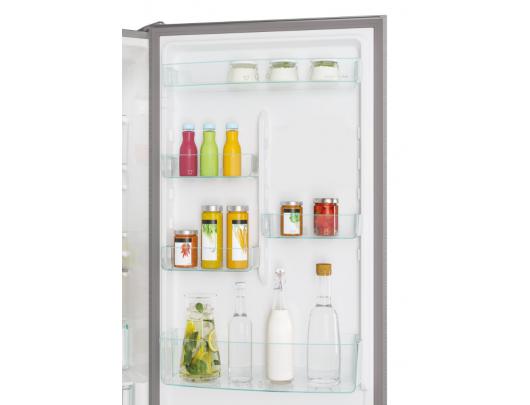 Šaldytuvas Candy Refrigerator CCE7T620EX Energy efficiency class E, Free standing, Combi, Height 200 cm, No Frost system, Fridge net capacity 258 L, F