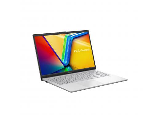 Nešiojamas kompiuteris Asus Vivobook Go 15 E1504FA-BQ251W Cool Silver, 15.6", IPS, FHD, 60 Hz, 1920x1080 pixels, Anti-glare, AMD Ryzen 5, 7520U, 8GB,