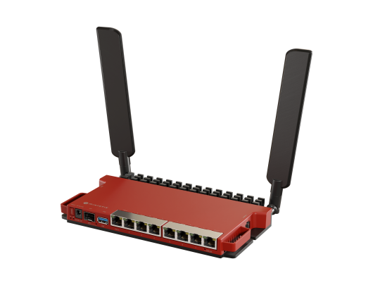 Maršrutizatorius MikroTik Router  L009UiGS-2HaxD-IN 802.11ax, 10/100/1000 Mbit/s, Ethernet LAN (RJ-45) ports 8, Antenna type External, 1x USB 3.0 type A