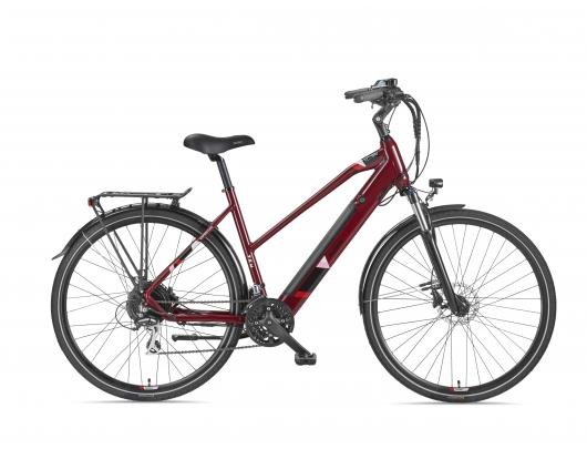 Elektrinis dviratis Telefunken Trekking E-Bike Expedition XC940, Wheel size 28", Warranty 24 month(s), Red