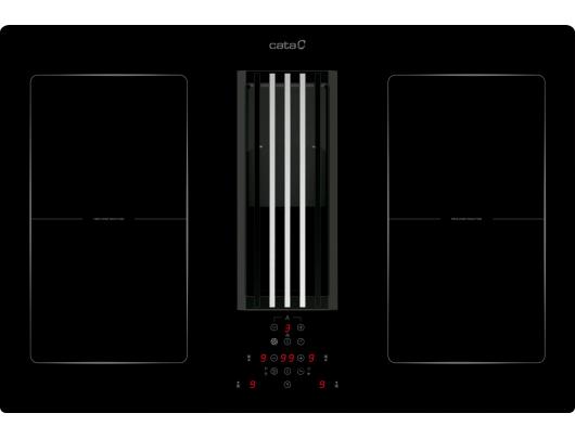 Indukcinė kaitlentė su gartraukiu CATA IAS 770 Induction hob with built-in hood Number of burners/cooking zones 4 Touch Timer Black