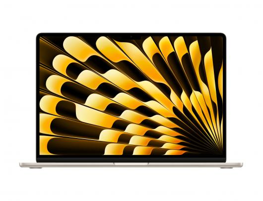 Nešiojamas kompiuteris Apple MacBook Air Starlight, 15.3", IPS, 2880x1864, Apple M2, 8GB, SSD 512GB, Apple M2 10-core GPU, Without ODD, macOS, 802.11a