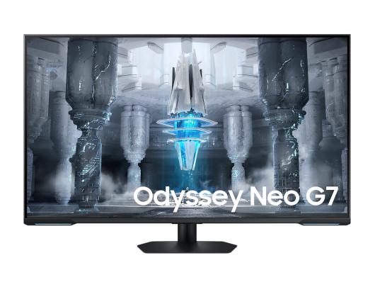 Monitorius Samsung Odyssey Neo G7 G70NC LS43CG700NUXEN 43", VA, UHD, 3840x2160, 16:9, 1 ms, 400 cd/m², Black/White, HDMI ports quantity 2, 144 Hz